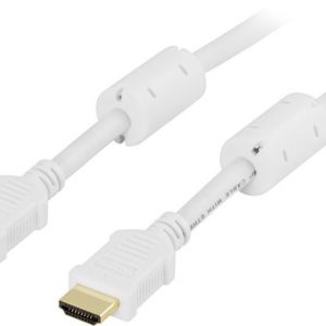 HDMI-kaapeli V1.4 valkoinen 1m